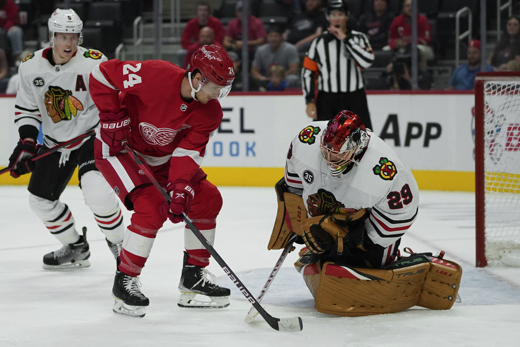 Blackhawks Red Wings Hockey